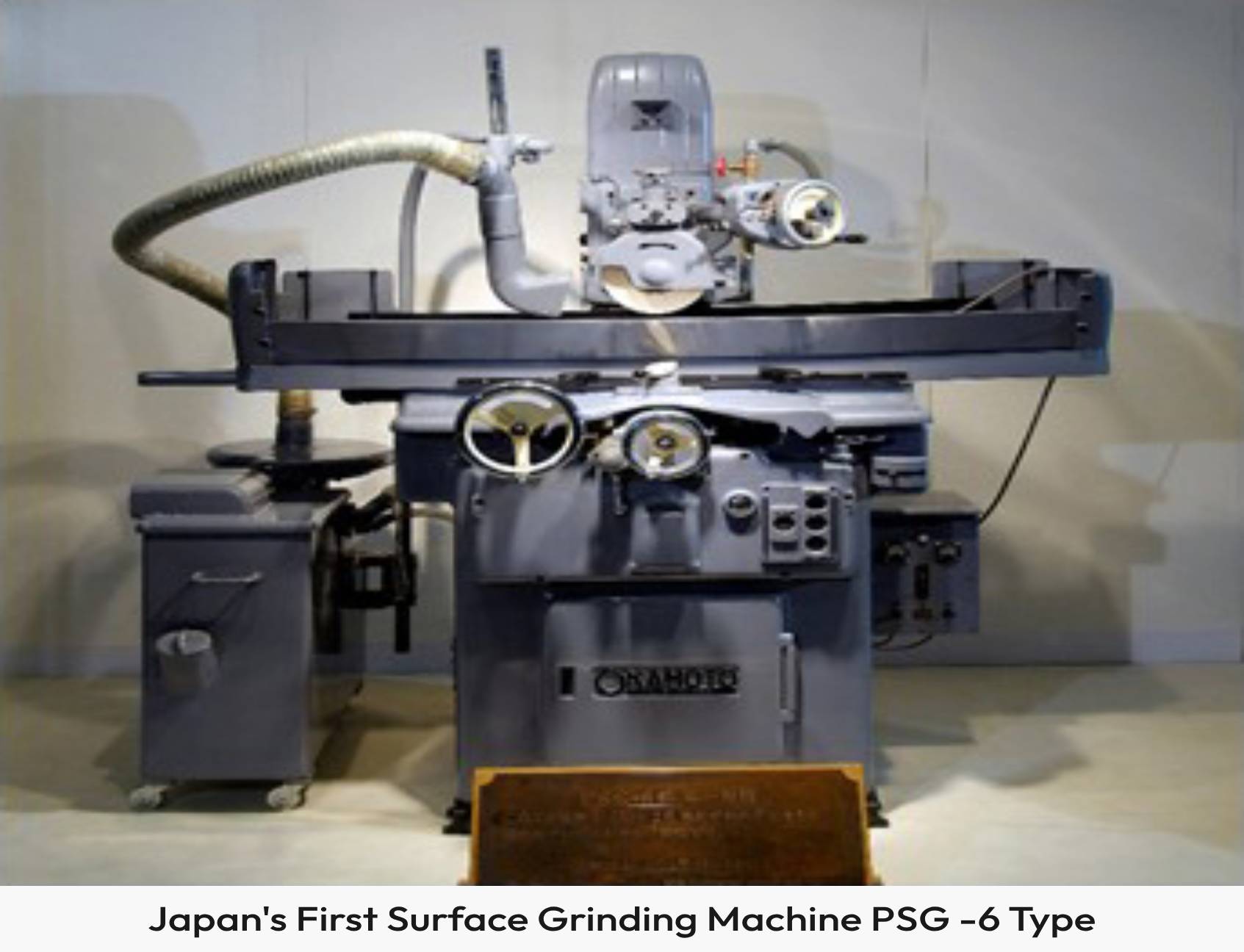 Japan’s first surface grinding machine PSG-6 type